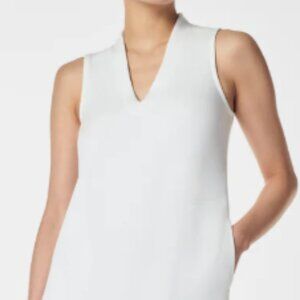 NEW SPANX AirEssentials V-Neck Mini Dress - Powder Medium